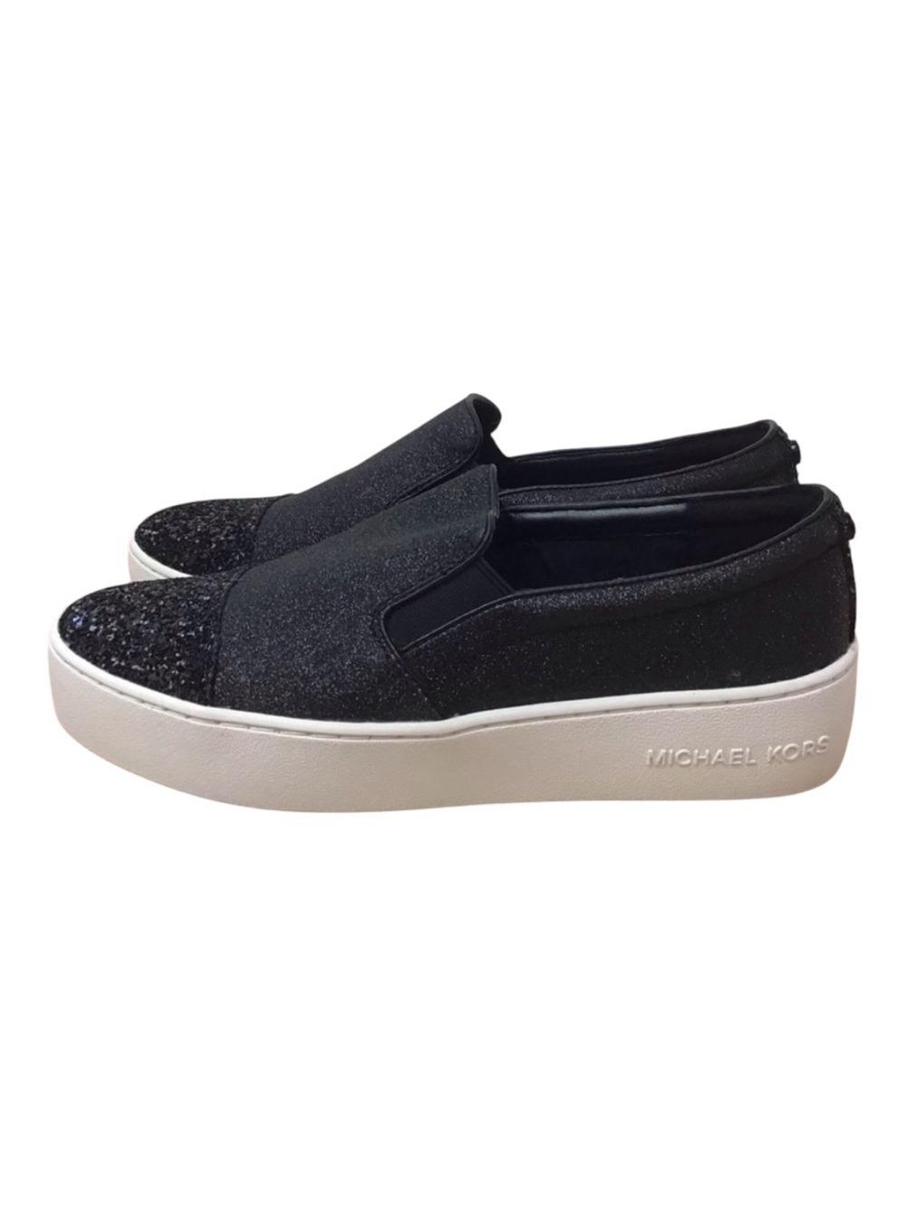 Michael Michael Kors glitter back sneakers patine size 5 feminine This girl shoe
